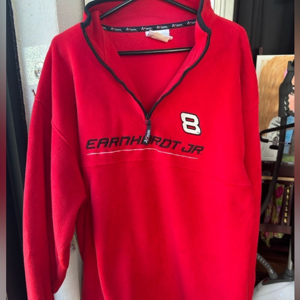 NASCAR Dale Earnhardt Jr. Quarter Zip Fleece Sz xl